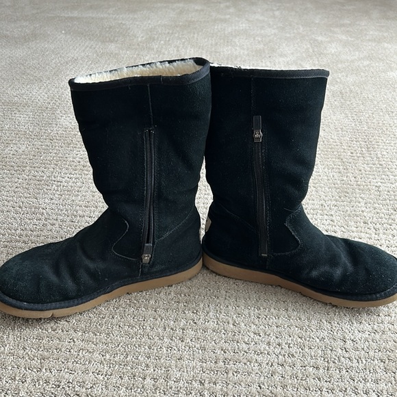 UGG Australia black vintage boots with zipper - 8 - Picture 2 of 8